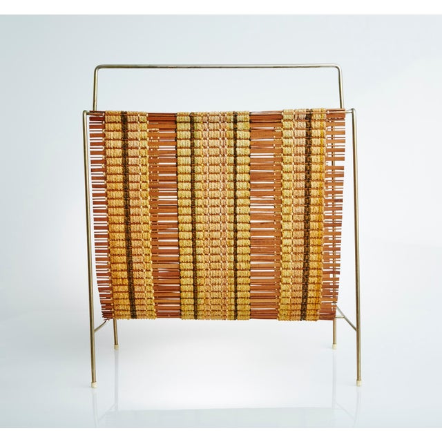 Maria Kipp Woven Magazine Rack Chairish