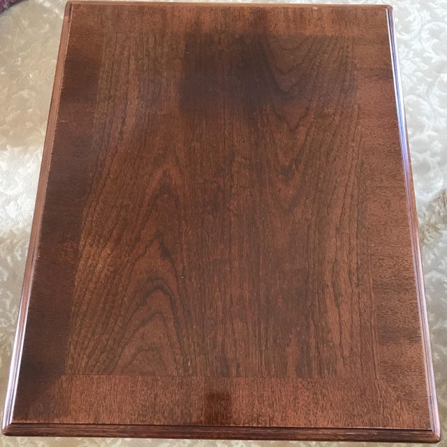 Ethan Allen Mahogany End Table Chairish