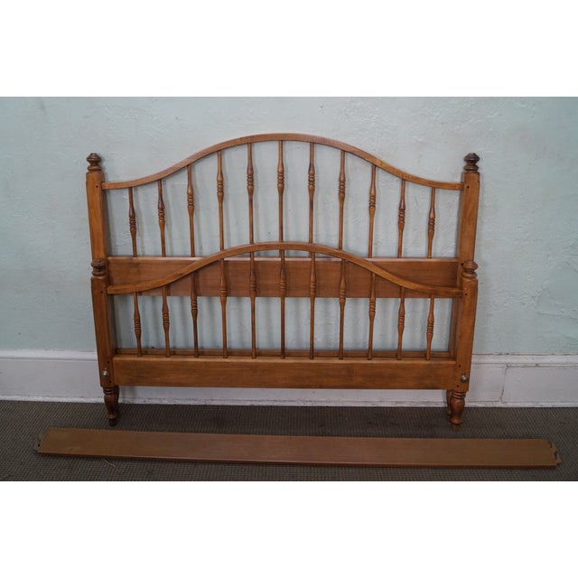 Ethan Allen Full Size Maple Bed | Chairish