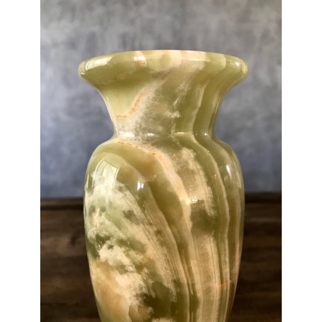 Green Alabaster Vase Chairish