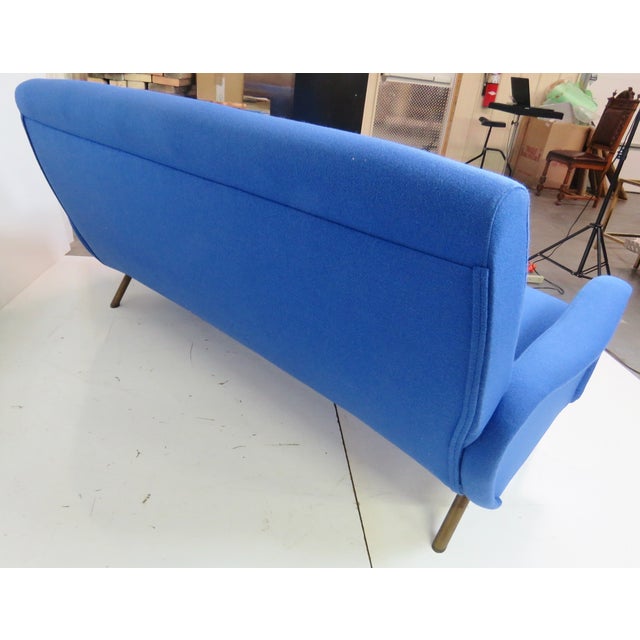 Marco Zanuso Modern Metal Leg Sofa Chairish