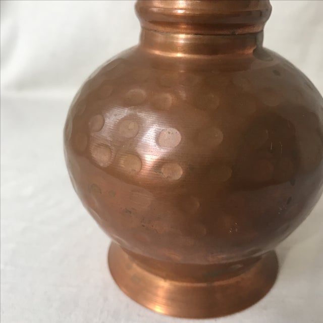 Hammered Copper Vase Chairish