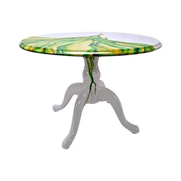 Artistic Hand Painted Round Table Chairish