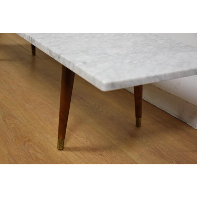 Mid-Century Modern Italian Marble Coffee Table | Chairish