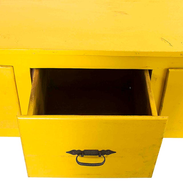 Southwestern Yellow Console Table Chairish