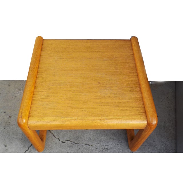 Mid-Century Modern Wood Minimalist Side Table | Chairish
