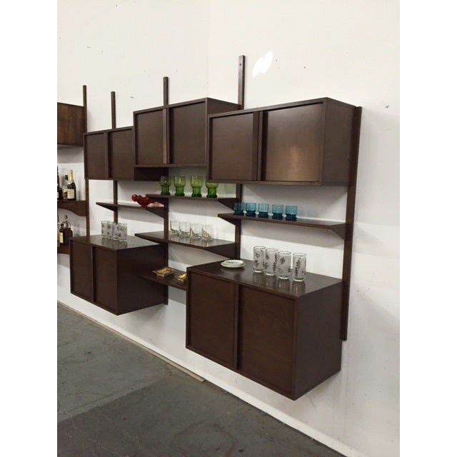 MidCentury WallMounted Modular Shelving Unit Chairish