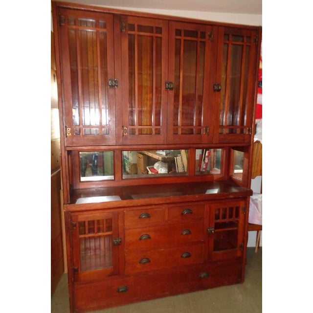 Antique Mission Hutch China Chairish