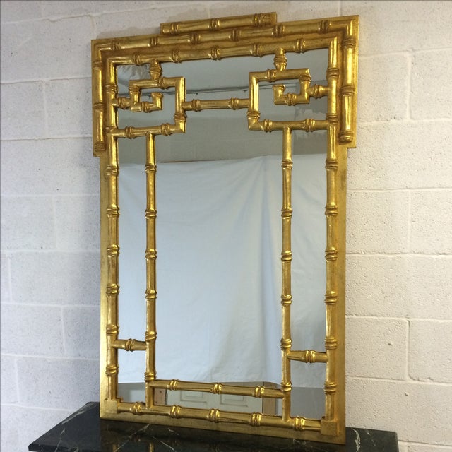 Gold BambooStyle Mirror Chairish