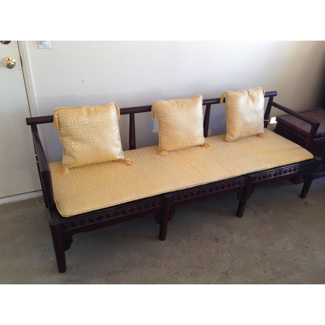 Asian Chinese Rosewood Sofa Chairish