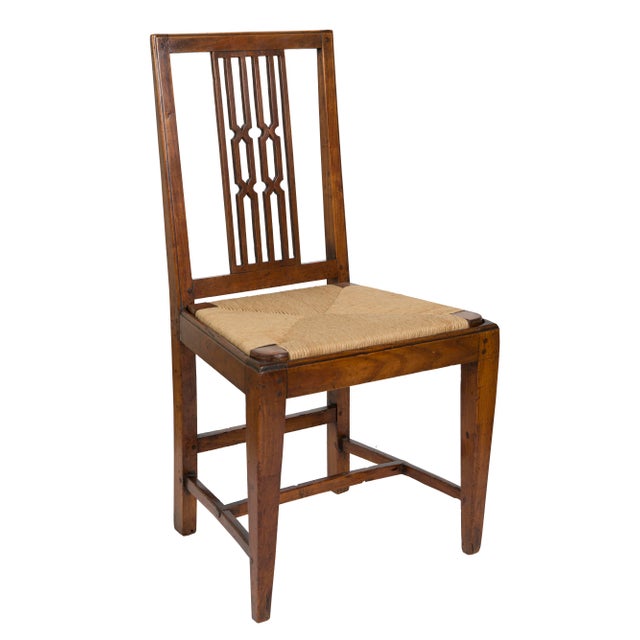 Rush Seat Dining Chairs Set of 4 Chairish