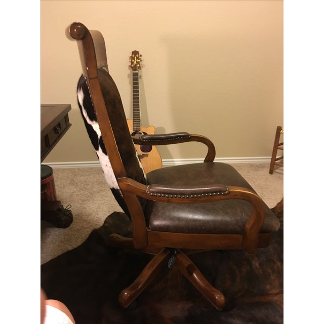Cowhide Office Chair Chairish
