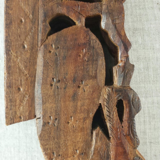 Carved Teak Wood Plant Stand Chairish