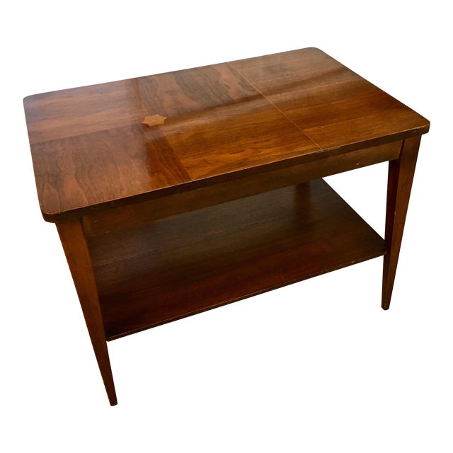 Mersman Inlaid Mid-Century Modern Side Table | Chairish