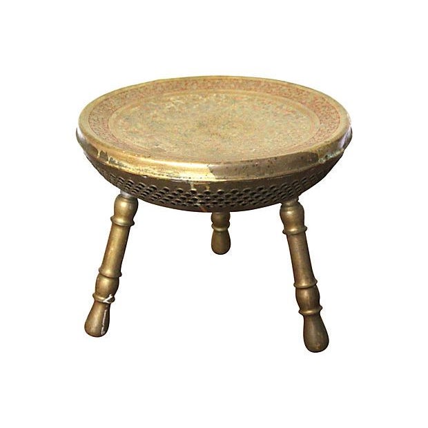 Brass Foot Warmer Stool Chairish