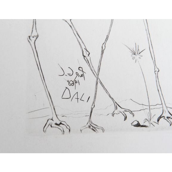 Salvador Dali - Space Elephant Etching | Chairish