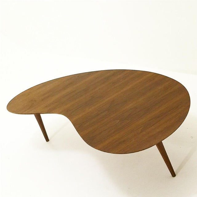 atomic boomerang table Boomerang Walnut Atomic  Table Coffee  Chairish