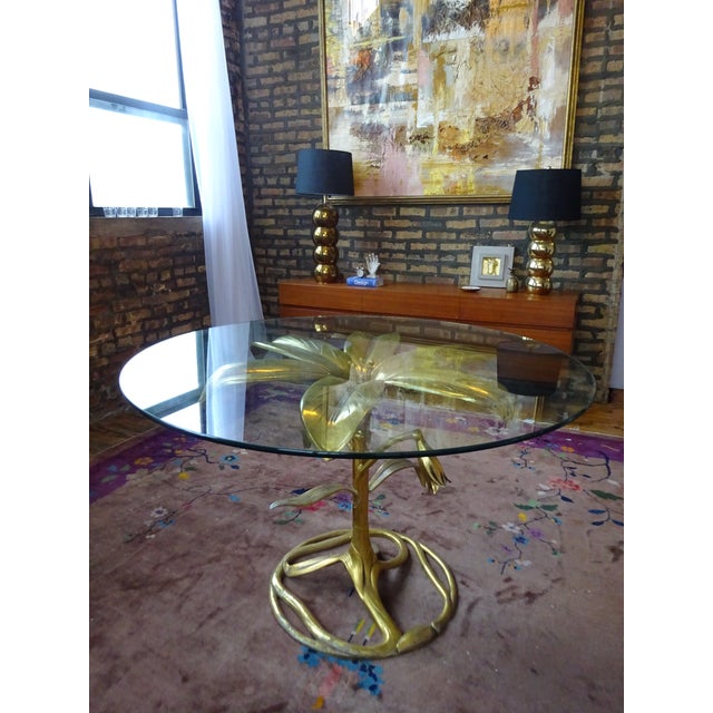 Arthur Court Gilded Lily Dining Table Chairish