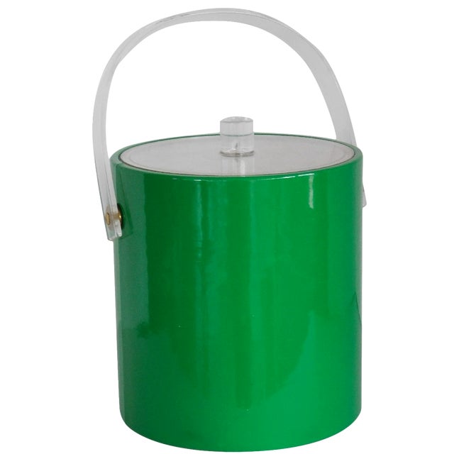 Vintage Kelly Green Ice Bucket Chairish