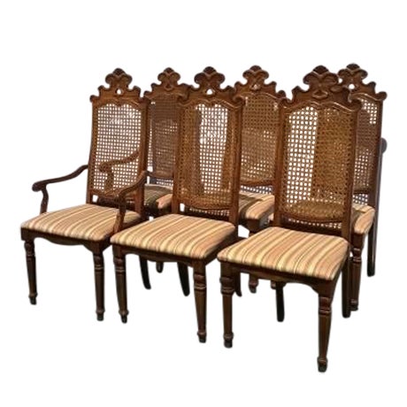 Thomasville Cane Back Dining Chairs Images