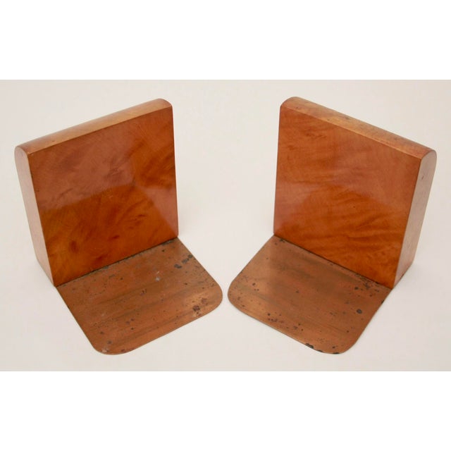 Art Deco Burl Wood Bookends A Pair Chairish