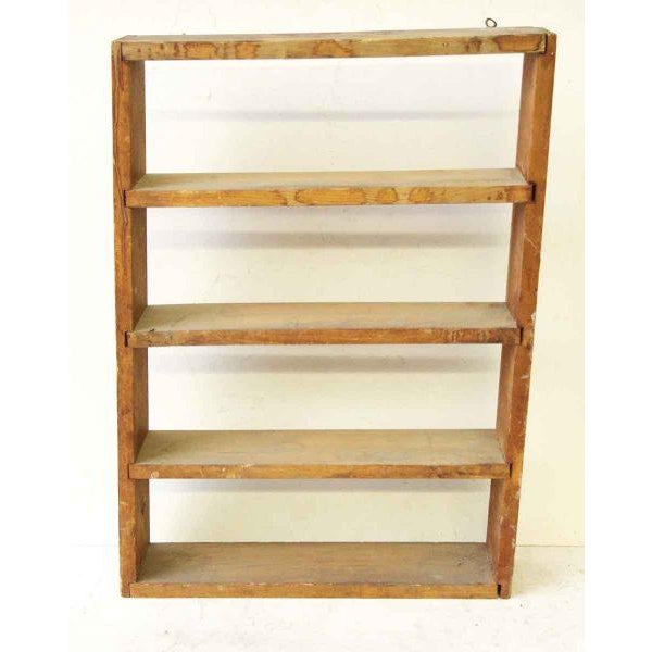 Simple Wooden Shelf Unit Chairish
