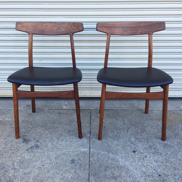 MCM Bruno Hansen Rosewood Chairs - Pair | Chairish