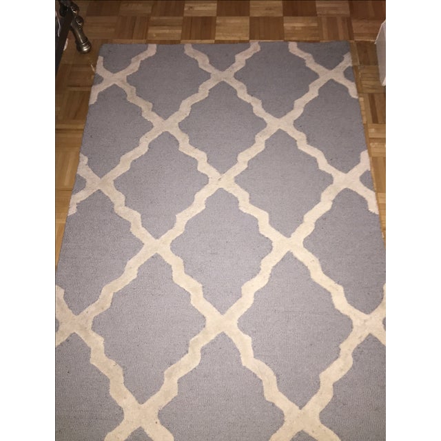 Joss & Main Contemporary Light Blue Rug