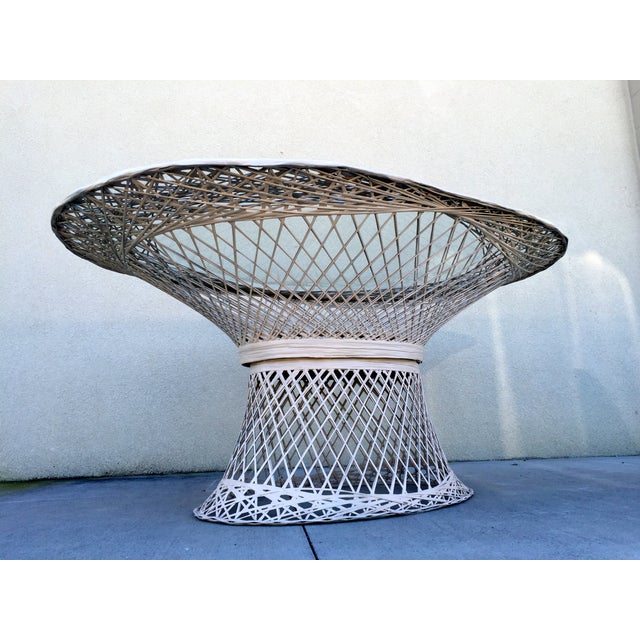 Spun Fiberglass Outdoor Dining Set by Russell Wood Chairish