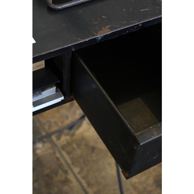 Black Metal Telephone Console Chairish