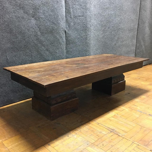 Teak Indonesian Coffee Table | Chairish