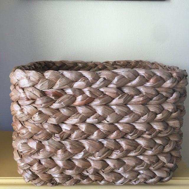 Braided Square Rope Basket Chairish