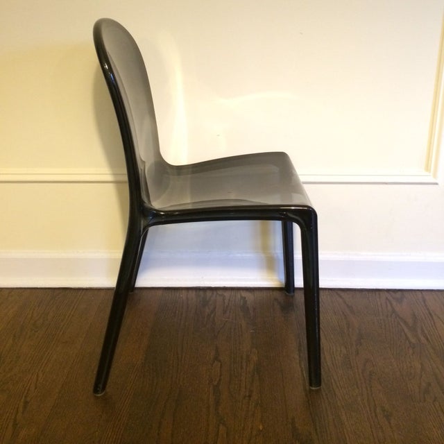 Black Italian Ghost Chairs Set of 4 Chairish