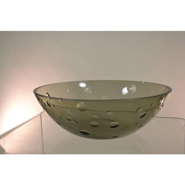 Large Modern Glass Bowl by Süssmuth Chairish