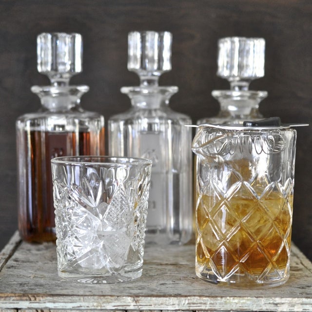 Vintage Liquor Decanter Set Chairish