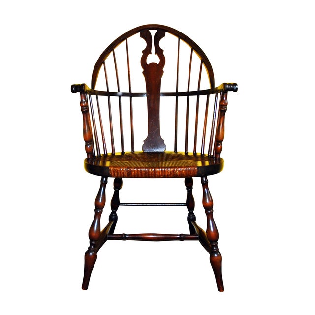 S. Karpen & Brothers Rush Windsor Chair | Chairish