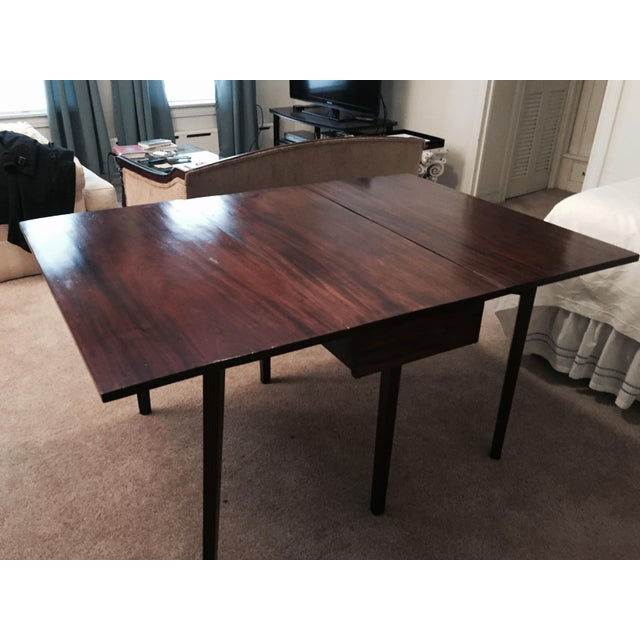 Antique Mahogany Drop Leaf Dining Table Chairish