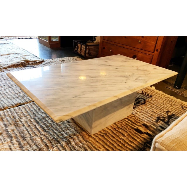 Carrara Marble Coffee Table Chairish