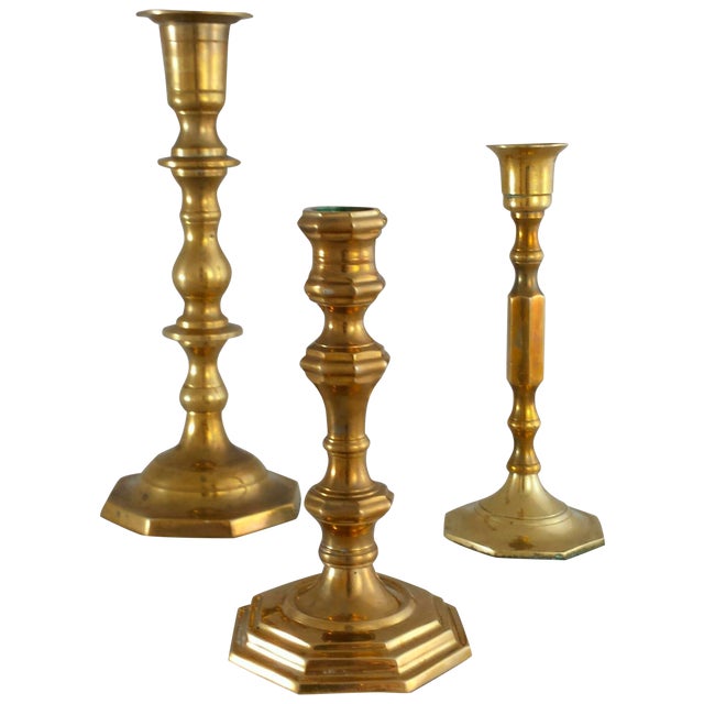 Vintage Brass Candlesticks 53