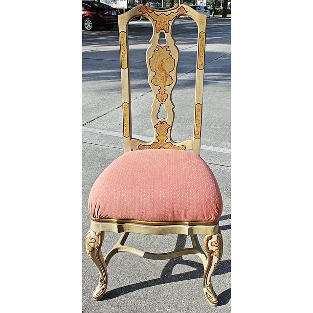 Painted Queen Anne Dining Chairs Set of 6 Chairish