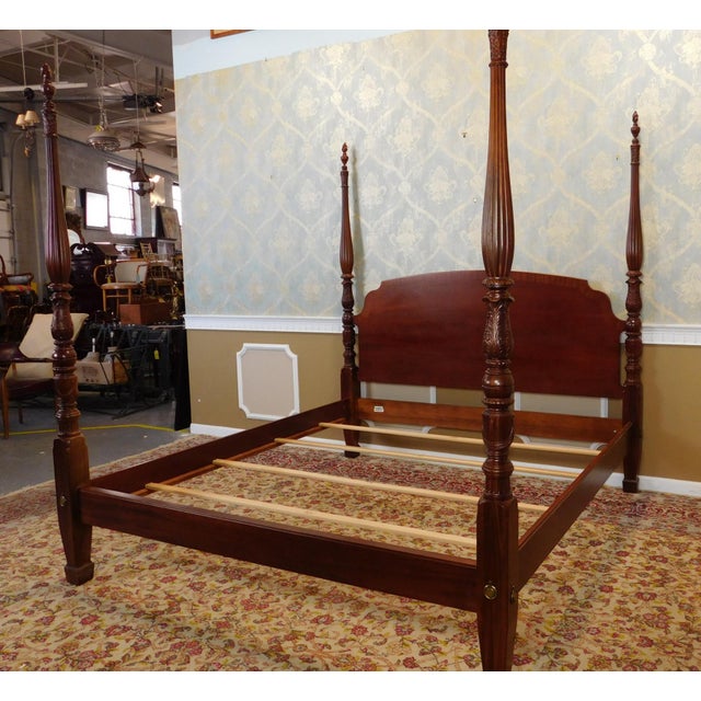 Ethan Allen "18th Century Classics Queen" Mahogany Queen Four Poster