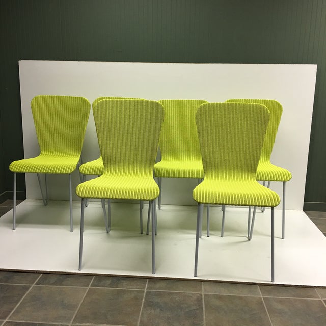 Italian Loom Dining Chairs Set of 6 Chairish