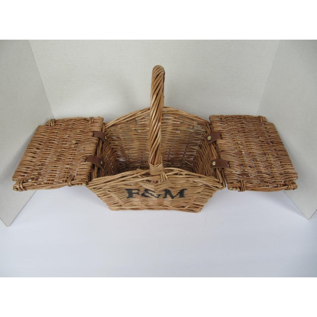 Small Fortnum & Mason Mini Hamper Basket Chairish