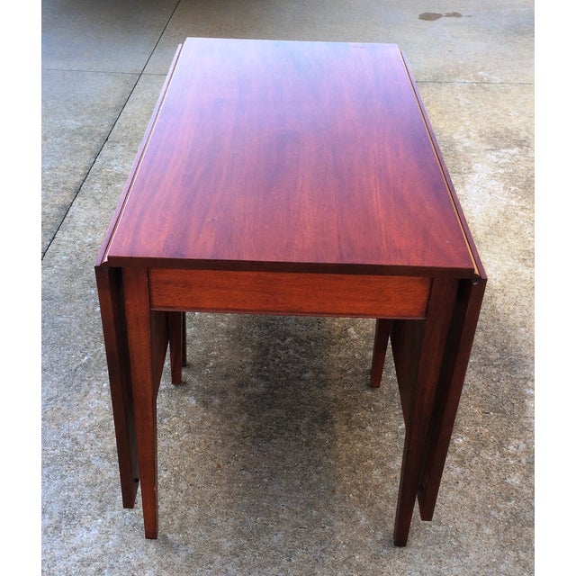 Mahogany Drop Leaf Dining Table Chairish