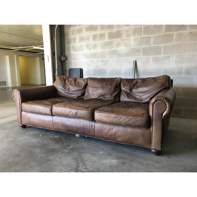 Restoration Hardware Lancaster Nutmeg Sofa Chairish