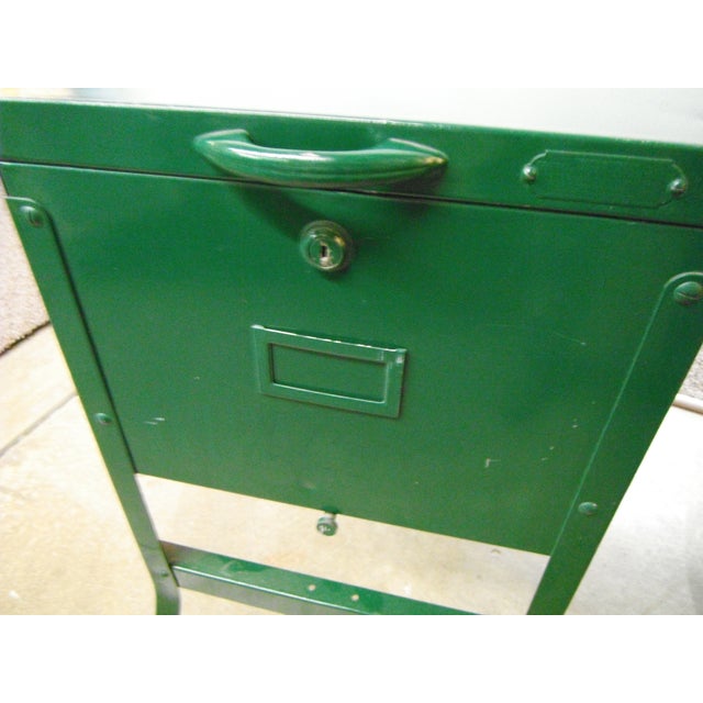 Vintage Industrial Rolling File Chairish