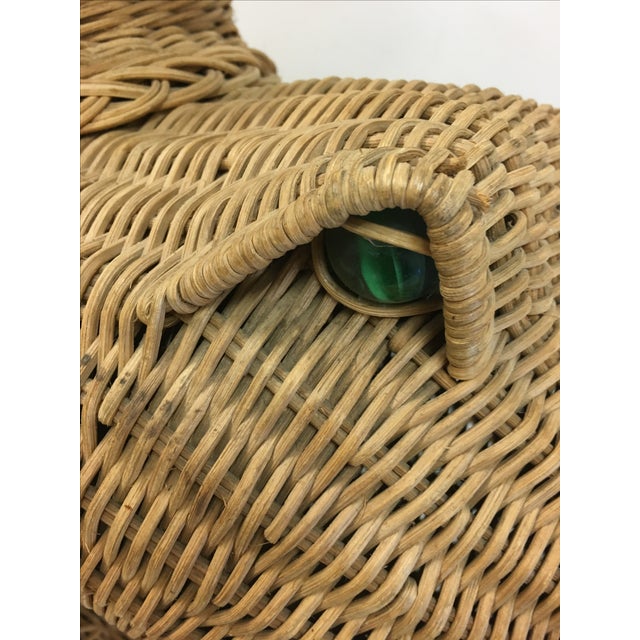 Vintage Rattan Frog Garden Stool Chairish