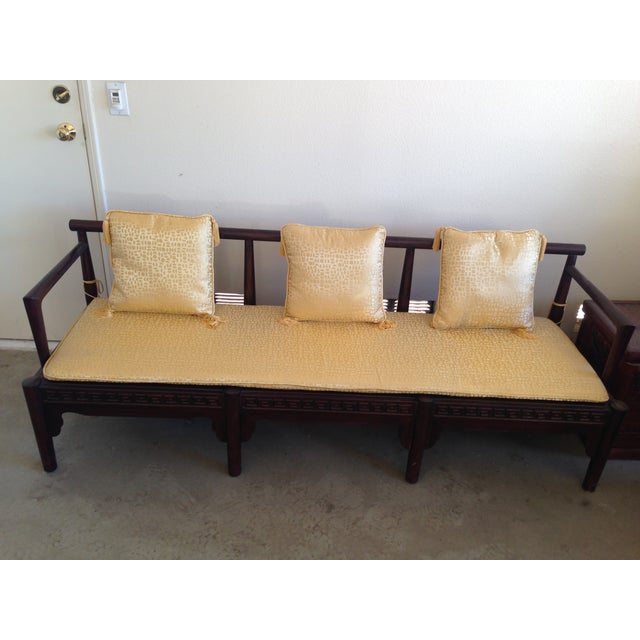 Asian Chinese Rosewood Sofa Chairish