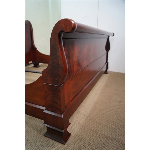 Polo Ralph Lauren King Mahogany Sleigh Bed Chairish