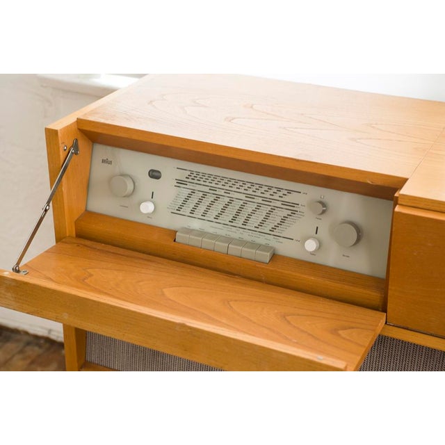 Vintage 1950's Braun MM3 Stereo Console Telefunken Turntable & Radio